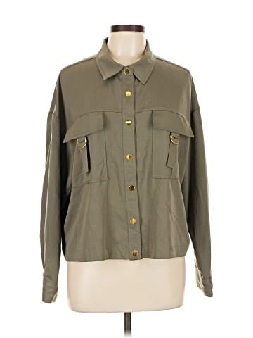 Ellen Tracy Long Sleeve Button-Down Shirt (view 1)