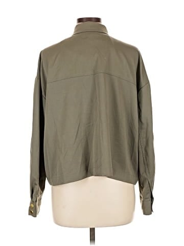 Ellen Tracy Long Sleeve Button-Down Shirt (view 2)