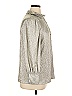 Wyse Metallic Silver Long Sleeve Blouse Size 14 (6) - photo 4