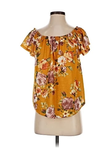 H.I.P. Happening in the Present Short Sleeve Blouse (view 1)
