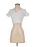 Aura Ivory White Short Sleeve T-Shirt Size S - photo 1