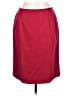 Talbots 100% Cotton Solid Red Burgundy Formal Skirt Size 32 waist (estimated) - photo 1