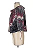 American Eagle Outfitters Tie-dye Ombre Purple Gray 3/4 Sleeve Blouse Size S - photo 5