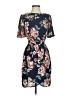 Charles Henry 100% Polyester Floral Blue Casual Dress Size XS - photo 1