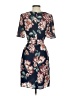 Charles Henry 100% Polyester Floral Blue Casual Dress Size XS - photo 2
