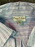 Papo d'Anjo 100% Cotton Stripes Blue Long Sleeve Button-Down Shirt Size 6 - photo 3