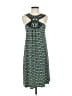 Max Studio Graphic Green Casual Dress Size 1 - photo 1