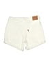 Levi's Solid Ivory Denim Shorts Size 26 waist - photo 2