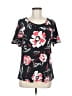 Calvin Klein Black Short Sleeve Top Size M - photo 1