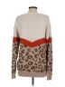 Wanna B 100% Acrylic Animal Print Brown Pullover Sweater Size S - photo 2