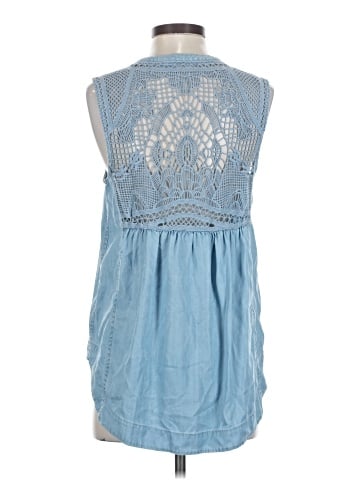 Holding Horses Sleeveless Button-Down Shirt (view 2)