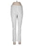 Jennifer & Grace Stripes Silver Casual Pants Size L - photo 1