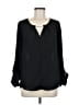 Black Rainn Black Long Sleeve Blouse Size M - photo 1
