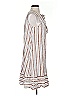 Unbranded Stripes White Ivory Casual Dress Size S (estimated) - photo 4