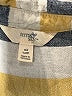 Terra & Sky Stripes Yellow Sleeveless Button-Down Shirt Size 0X - photo 7