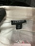 Torrid Ivory Sleeveless Button-Down Shirt Size Lg Plus (0) - photo 6