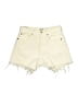 AGOLDE Ivory Denim Shorts Size 24 waist - photo 1