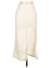 Bershka Chevron-herringbone Ivory Formal Skirt Size L - photo 1