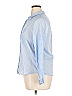 Sfera Polka Dots Blue 3/4 Sleeve Button-Down Shirt Size XL - photo 5