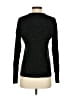 Madewell 100% Cashmere Metallic Black Cashmere Pullover Sweater Size XXS - photo 2