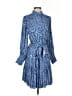 Floyd 100% Viscose Paisley Blue Casual Dress Size XS - photo 1