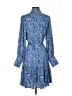 Floyd 100% Viscose Paisley Blue Casual Dress Size XS - photo 2