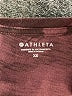 Athleta 100% Cotton Camo Burgundy Active T-Shirt Size XS - photo 7
