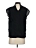 Rebecca Taylor Black Sleeveless Blouse Size 4 - photo 2