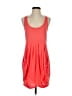 Silence and Noise Solid Orange Casual Dress Size 1 - photo 1