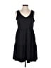 Unbranded Solid Black Casual Dress Size S - photo 1