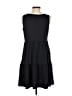 Unbranded Solid Black Casual Dress Size S - photo 2