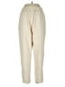 Calvin Klein Solid Ivory Casual Pants Size L - photo 2