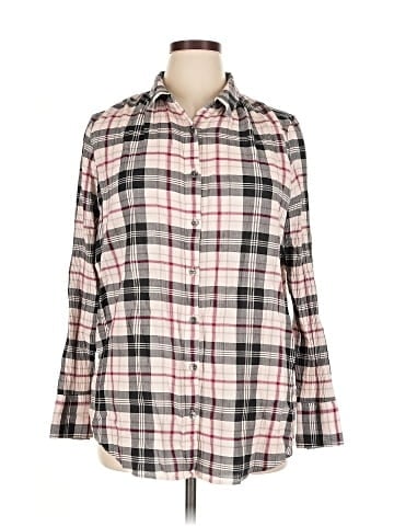 Caslon Long Sleeve Button-Down Shirt (view 1)