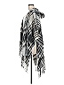 Echo 100% Polyester Gray Tan Poncho One size - photo 5