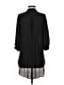 Acrobat 100% Silk Solid Black Casual Dress Size XS - photo 2