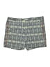 CAbi Print Green Blue Shorts Size 8 - photo 1