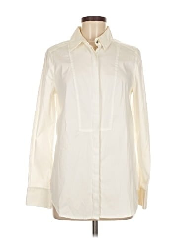 White House Black Market Long Sleeve Button-Down Shirt (view 1)