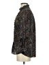 Express Outlet 100% Polyester Paisley Black 3/4 Sleeve Blouse Size S - photo 5