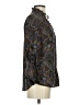 Express Outlet 100% Polyester Paisley Black 3/4 Sleeve Blouse Size S - photo 4