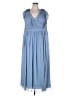 Azazie 100% Polyester Blue Cocktail Dress Size L (estimated) - photo 1