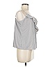 J.Crew 100% Polyester Gray Sleeveless Blouse Size 8 - photo 4