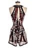 BCBGMAXAZRIA 100% Polyester Graphic Red Romper Size XXS - photo 2
