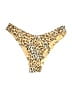 Unbranded Animal Print Gold Orange Swimsuit Bottoms Size M (estimated) - photo 1