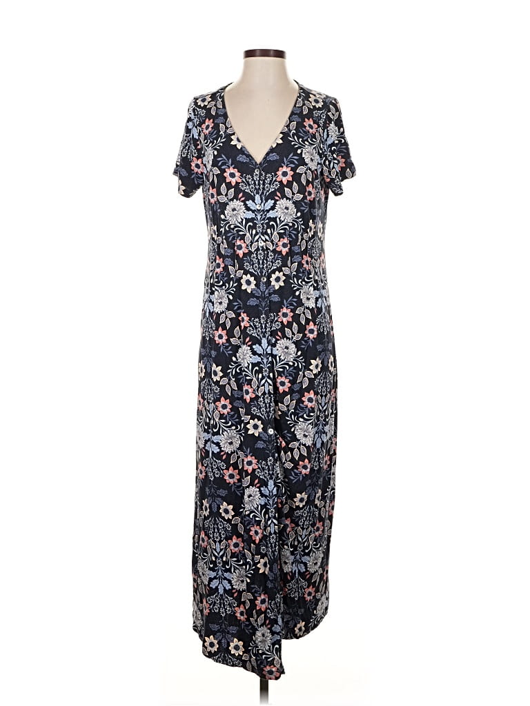 Pre-owned Jjill Casual Dress In Blue