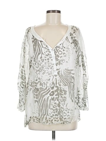 Tempo Paris 3/4 Sleeve Blouse (view 1)