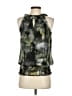 Iz Byer 100% Polyester Green Sleeveless Blouse Size S - photo 2