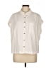 Torrid Ivory Sleeveless Button-Down Shirt Size Lg Plus (0) - photo 1