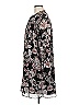 Ann Taylor LOFT 100% Polyester Paisley Black Casual Dress Size M - photo 5