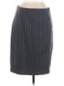 H&M Stripes Gray Formal Skirt Size 8 - photo 1
