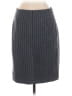 H&M Stripes Gray Formal Skirt Size 8 - photo 2